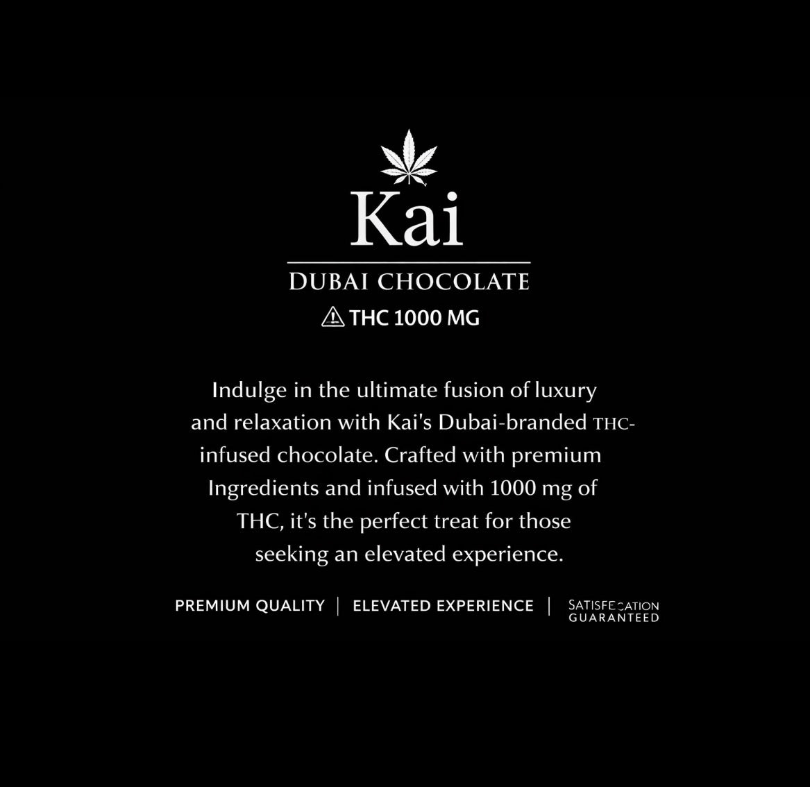 Kai DUBAI Chocolate THC